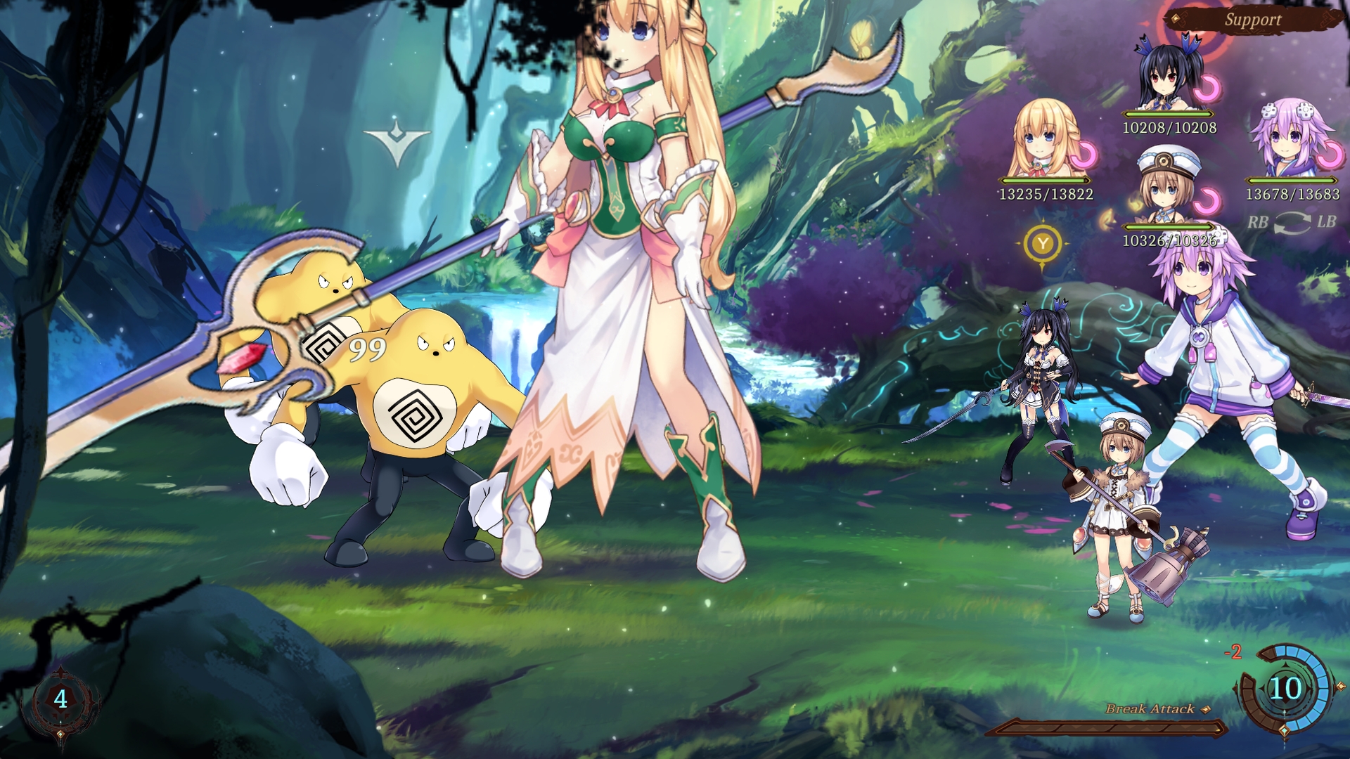 Super Neptunia RPG example